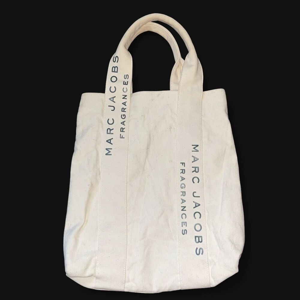 Marc Jacobs Fragrances Women's Cream Canvas Tote Bag
